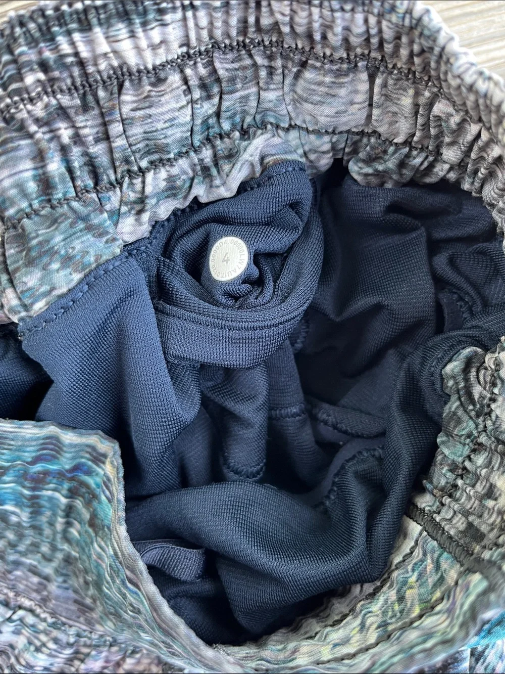 lululemon athletica Multicolor Striped Athletic Shorts